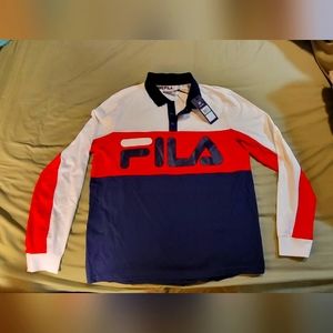 Long sleeve Fila rugby